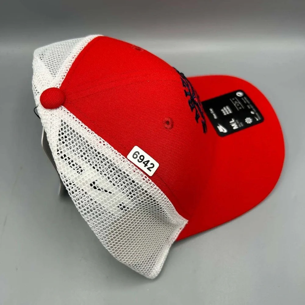 Nike Rise Arizona Wildcats Trucker Hat Men M-L Red White Snap Back Cap New